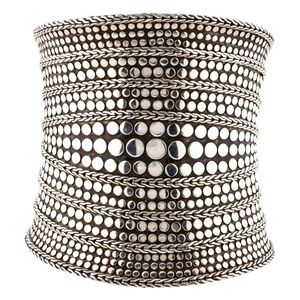 John Hardy vintage wide Dot Cuff